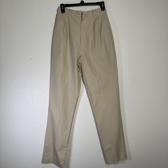 Vintage Banana Republic Khaki Pants Women's Size 10 Safari Made Hong Kong 1980s - Picture 1 of 8
